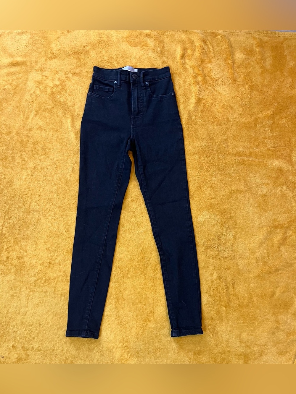 Everlane Black High-Rise Skinny Jeans